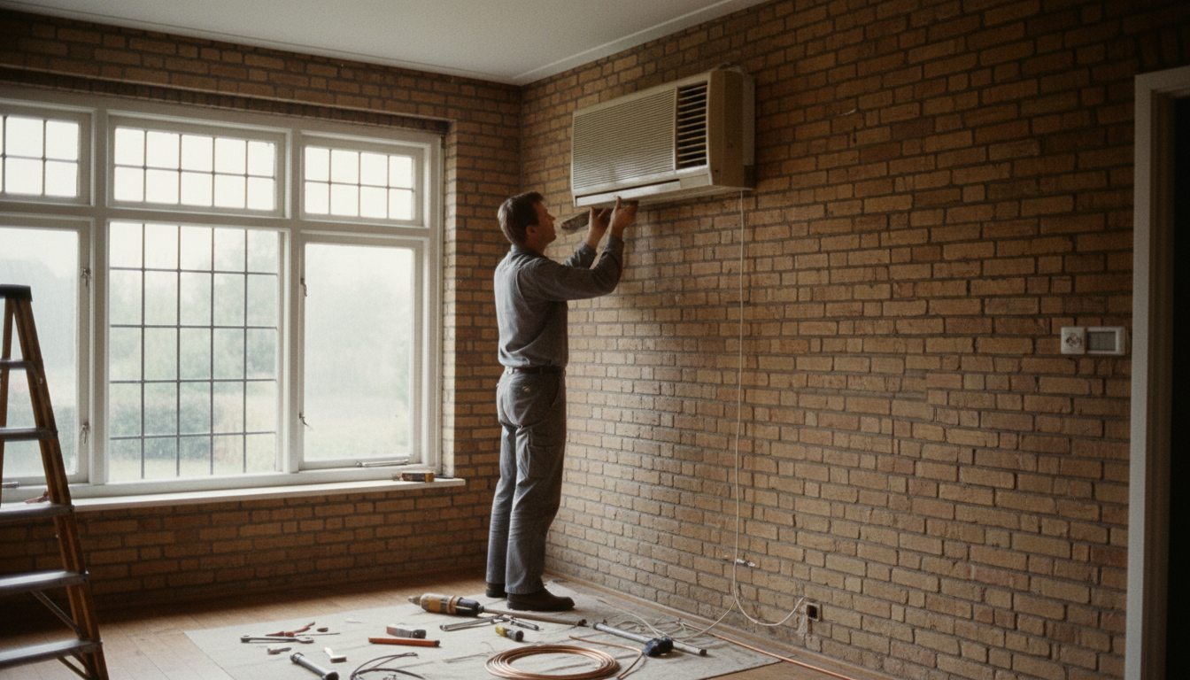 Airco installatie - Airconditioning Bakstenen Installatie 10