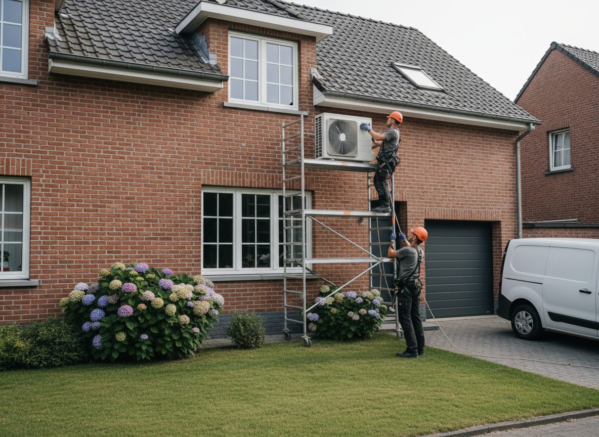 Airco installatie - Airconditioning Bakstenen Installatie 16
