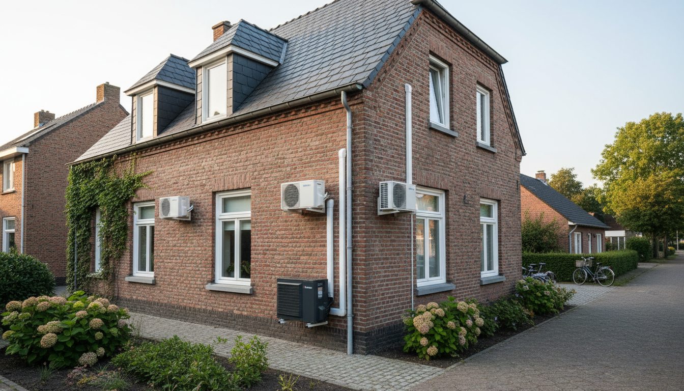 Airco installatie - Airconditioning Bakstenen Woning 32